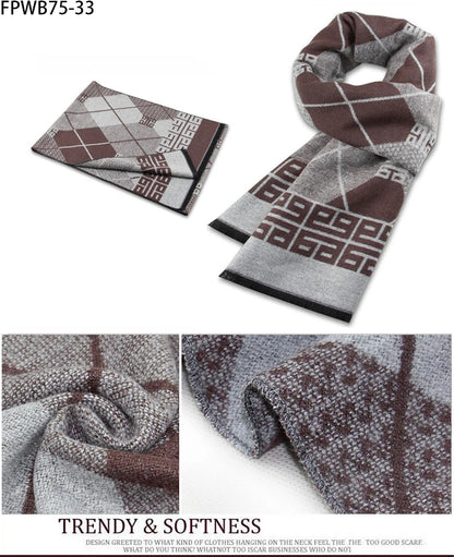 Cachecol Masculino Xadrez — Estilo e Conforto para os Dias Frios