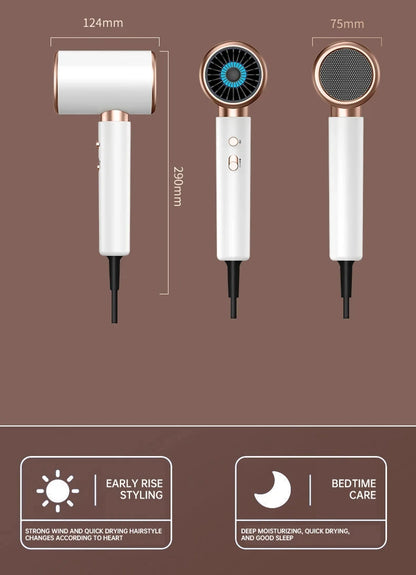 Secador de Cabelo Profissional  2400W Ions Negativos