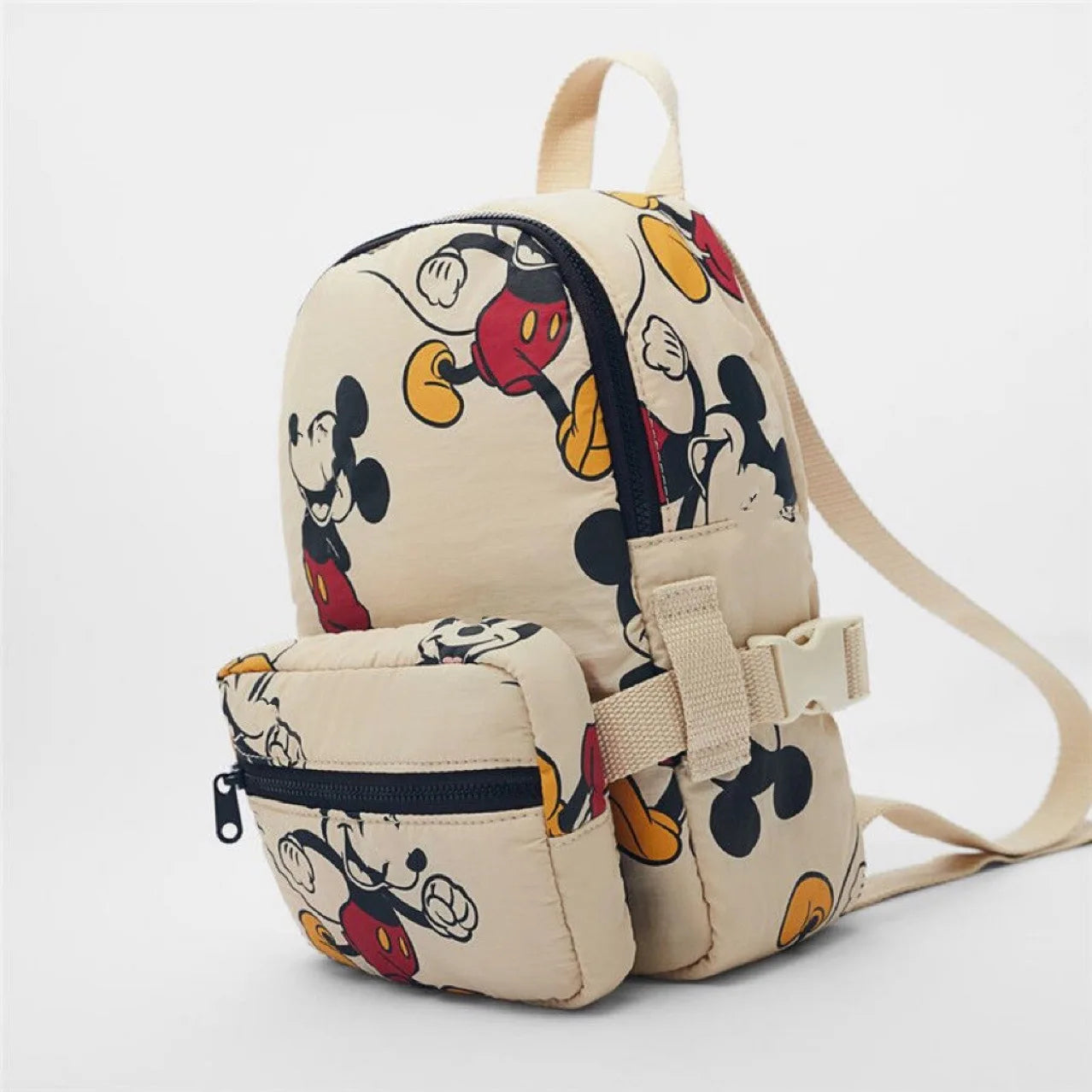 Mochila Nylon Infantil Disney Mickey Mouse