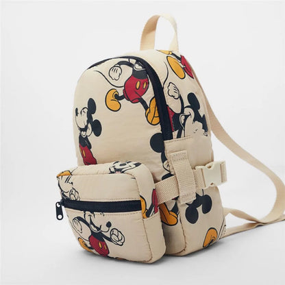 Mochila Nylon Infantil Disney Mickey Mouse