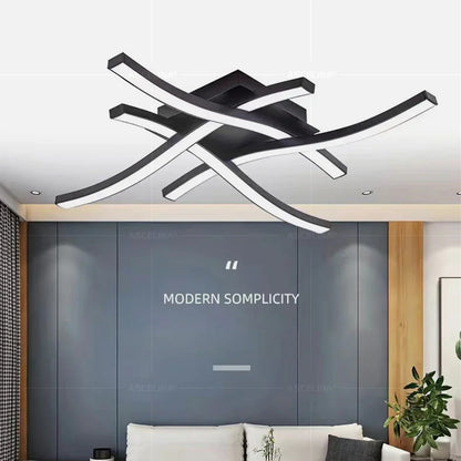 Luminária Lustre de Teto LED Moderna