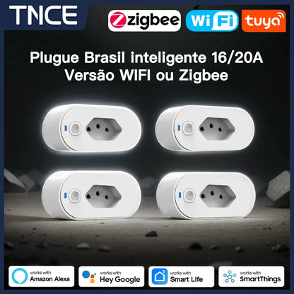 Brazil Plug Adapter Socket 16A/20A – Wi-Fi