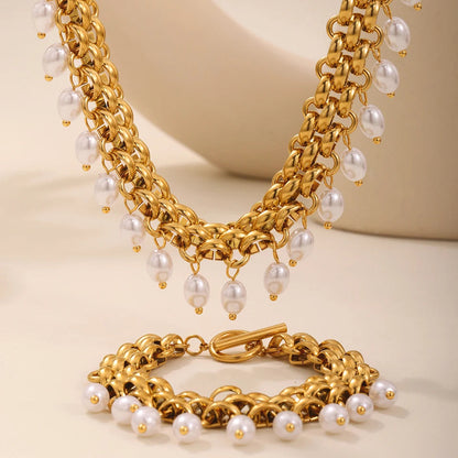 Conjunto com Mini Pérolas