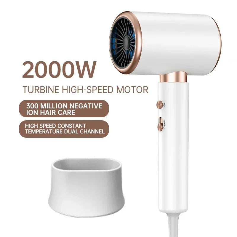 Secador de Cabelo Profissional  2400W Ions Negativos