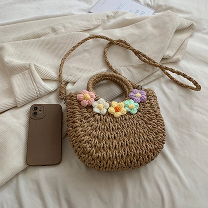 Bolsa Redonda de Palha