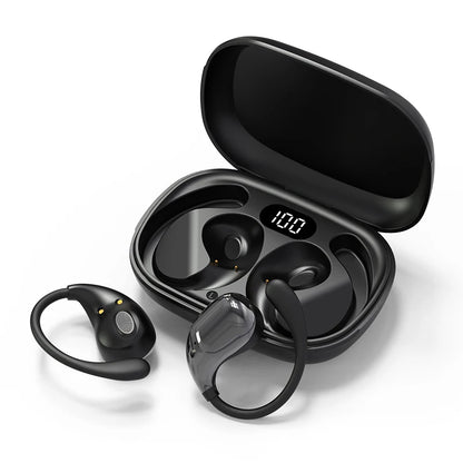 Fones de Ouvido com Gancho Auricular À Prova d’Água Microfone
