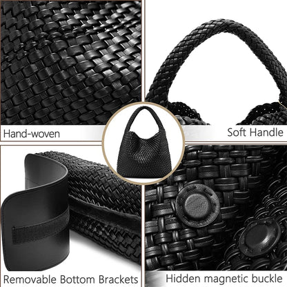 Bolsa Tote Trançada Grande