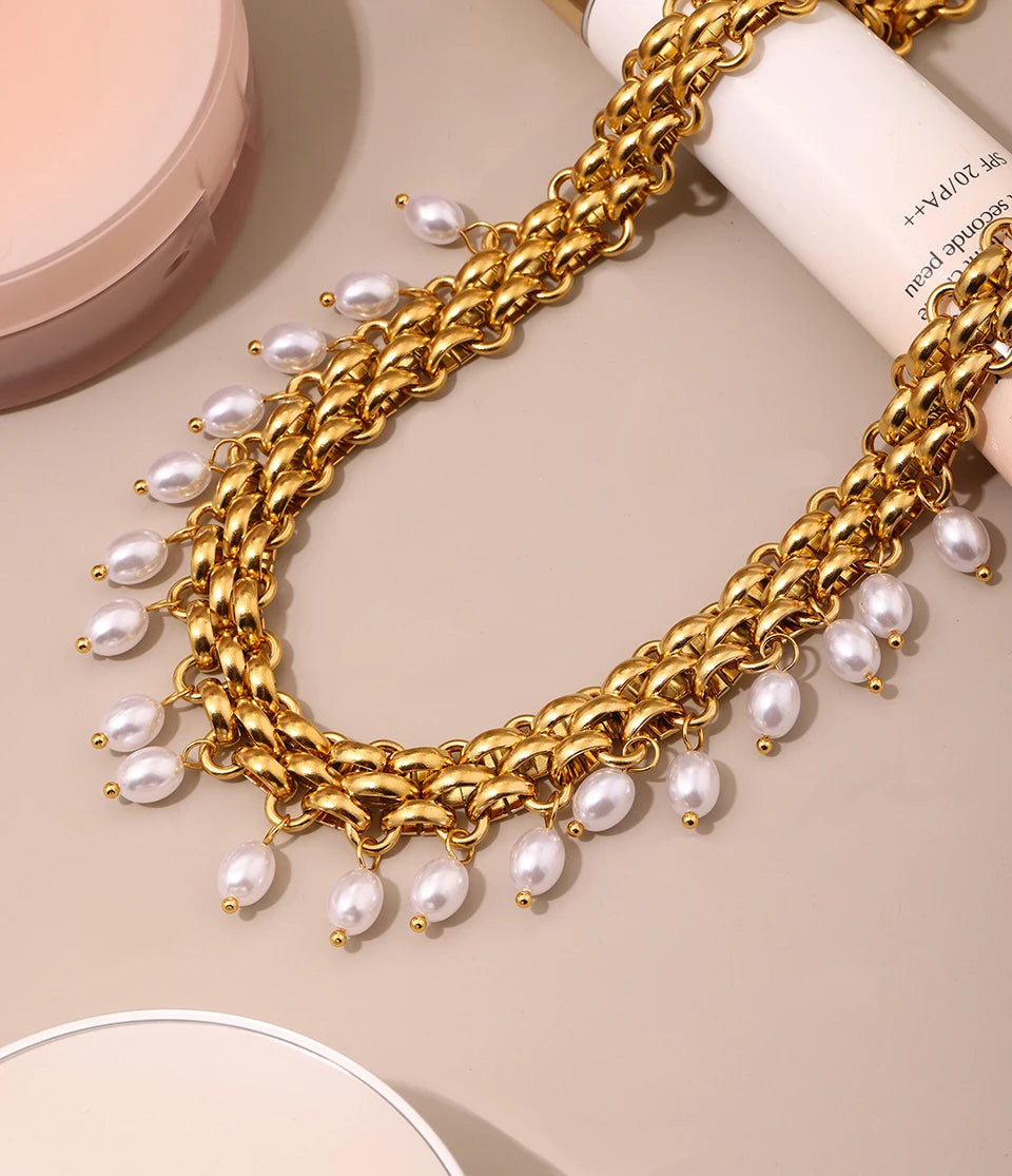 Conjunto com Mini Pérolas