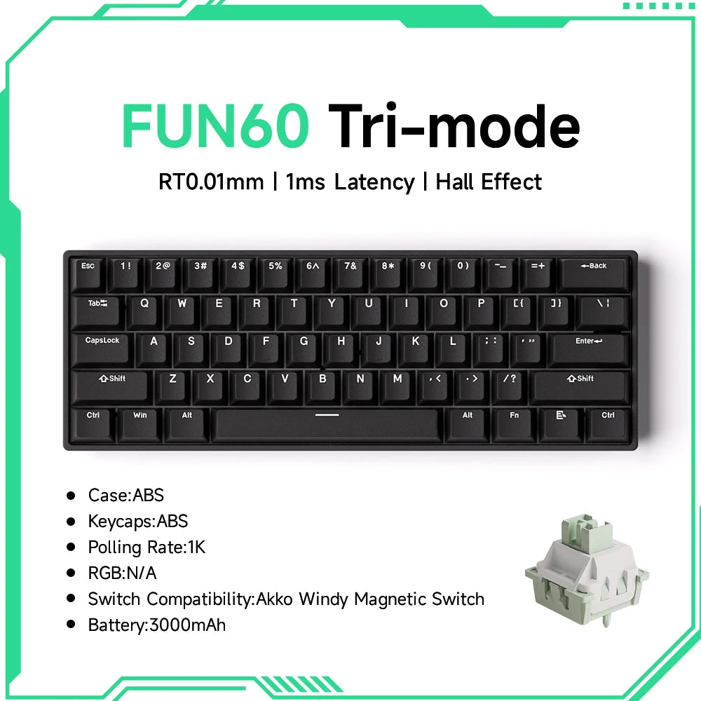 Teclado Mecânico  com Switch Magnético