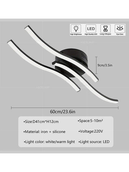 Luminária Lustre de Teto LED Moderna