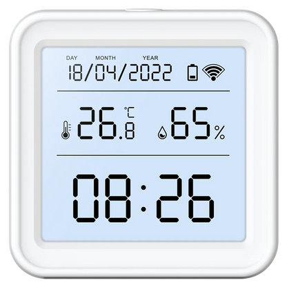 Smart Thermometer Humidity Sensor Wi-Fi