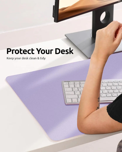 Grande Mouse Pad  Protetor de Mesa Couro PU
