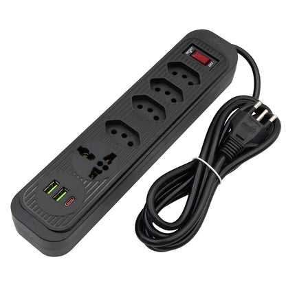 Régua Extensão de Tomadas e Porta USB