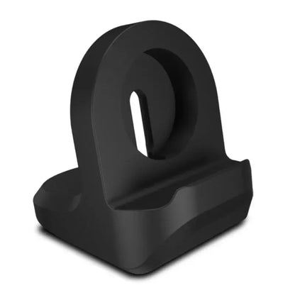 Suporte de Carga em Silicone para Apple Watch – Base Dock Compatível com Séries 1/2/3/4 (38mm, 40mm, 42mm, 44mm