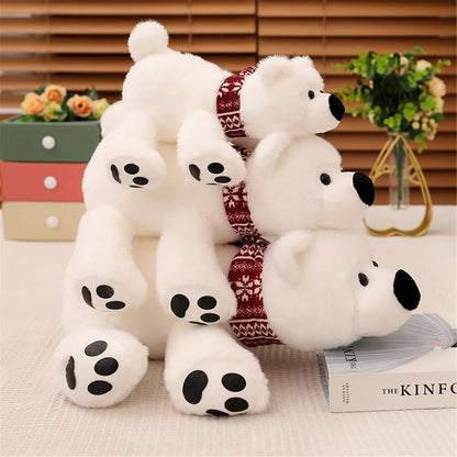 Bicho de Pelúcia de Urso Polar Realista – 28cm/43cm