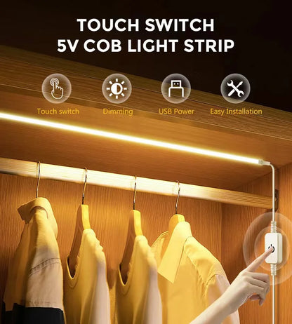 Fita LED com Sensor Touch – Regulável, USB