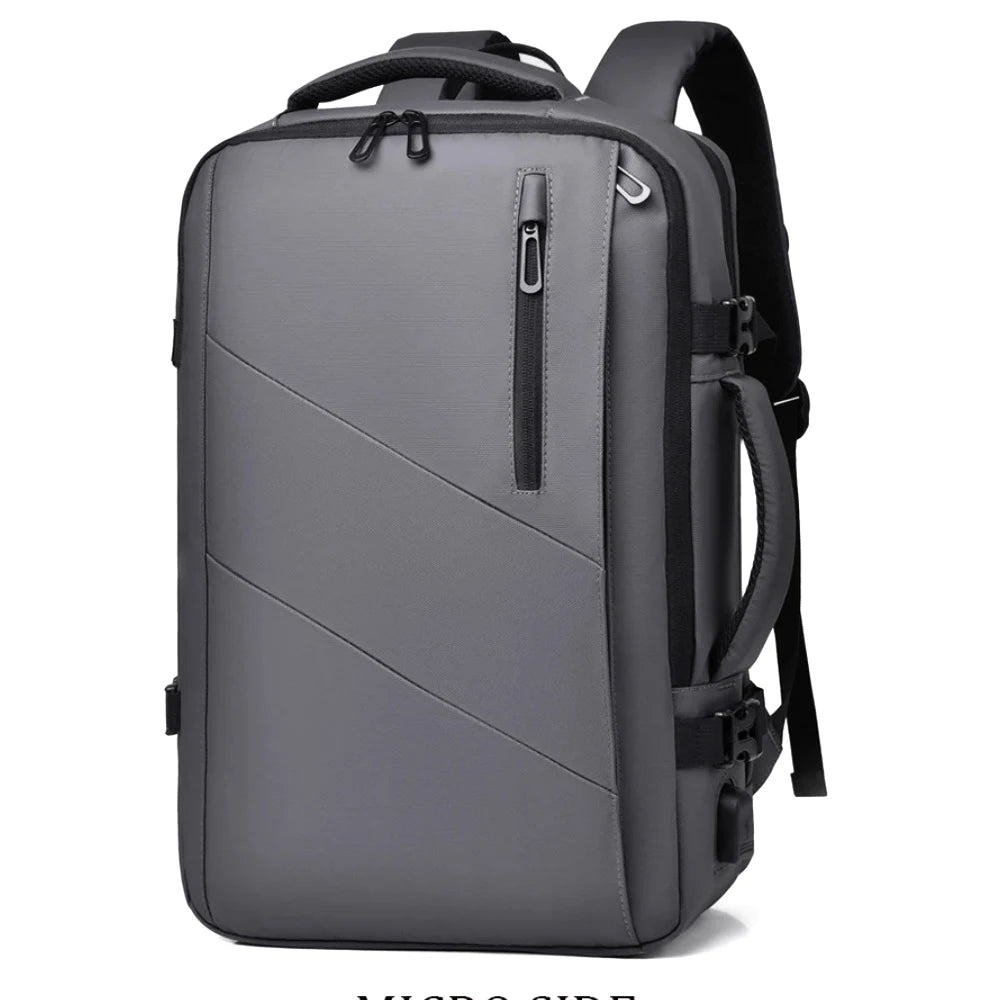 Mochila  – Impermeável, Expansível, com Porta USB e Compartimento para Notebook 15.6”
