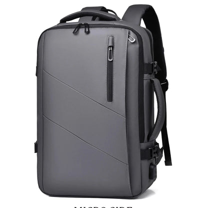 Mochila  – Impermeável, Expansível, com Porta USB e Compartimento para Notebook 15.6”