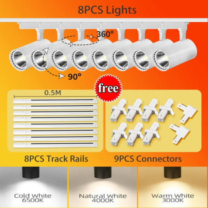 Luminária de Trilho LED – Conjunto Completo
