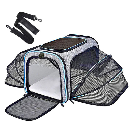 Bolsa de Transporte Pet Expansível e Dobrável