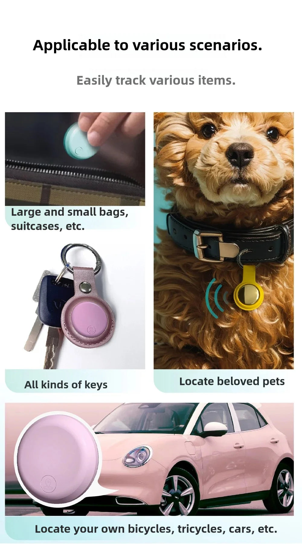 Rastreador Localizador GPS Inteligente AirTag Bluetooth