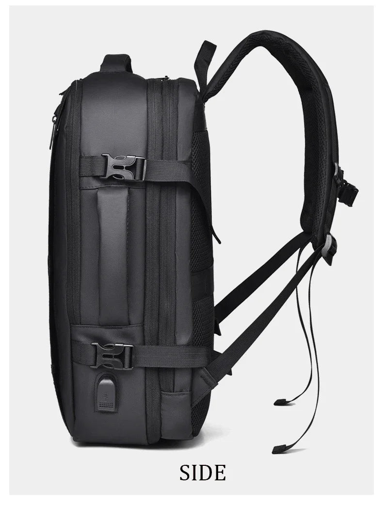 Mochila  – Impermeável, Expansível, com Porta USB e Compartimento para Notebook 15.6”