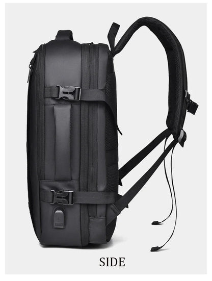 Mochila  – Impermeável, Expansível, com Porta USB e Compartimento para Notebook 15.6”