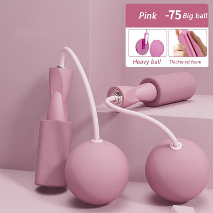 Corda de Pular Sem Fio com Bola Pesada - Fitness e Treinamento Aeróbico