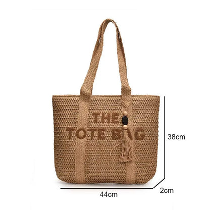 Bolsa de Palha Estilo Francês