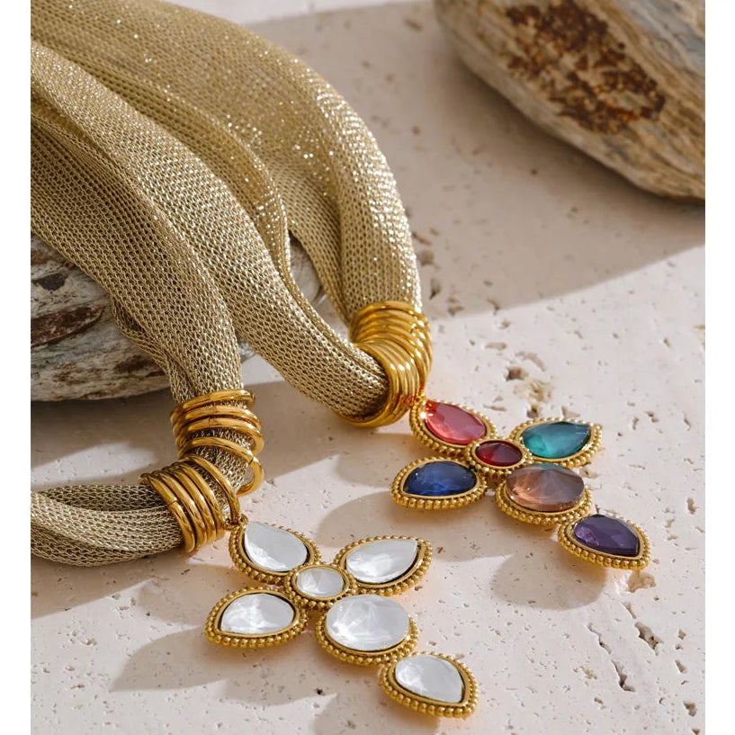 Colar Lace Cruz