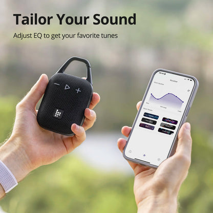 Alto-Falante Bluetooth Portátil com Gancho