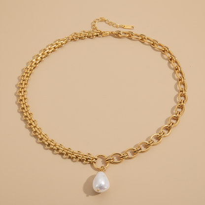 Kit Conjunto Colar com Pérola