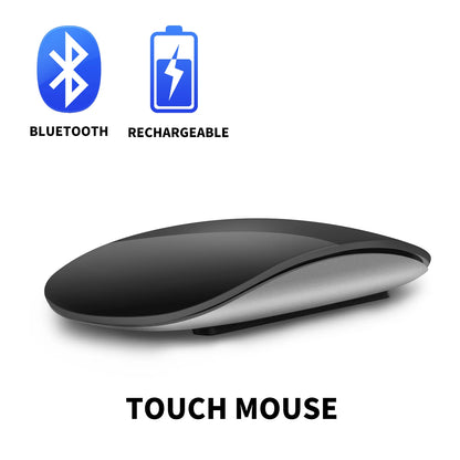 Mouse Bluetooth Silencioso Recarregável Ergonômico