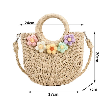 Bolsa Redonda de Palha