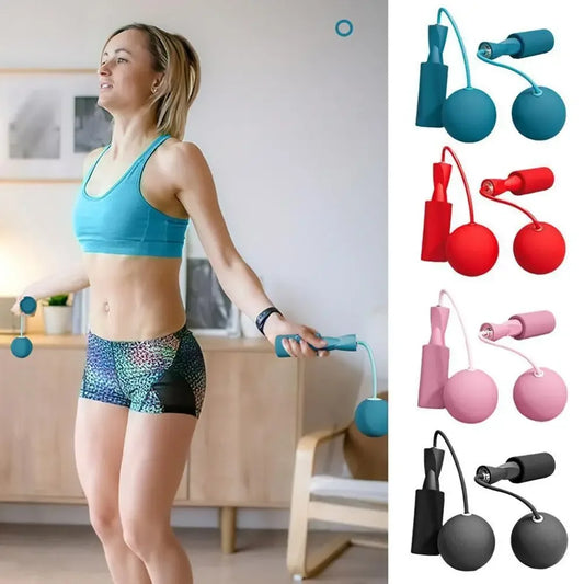 Corda de Pular Sem Fio com Bola Pesada - Fitness e Treinamento Aeróbico
