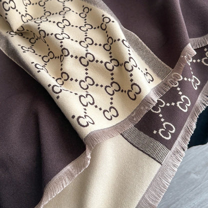Cachecol Feminino Luxo Inverno – Pashmina  Manta com Toque de Cashmere