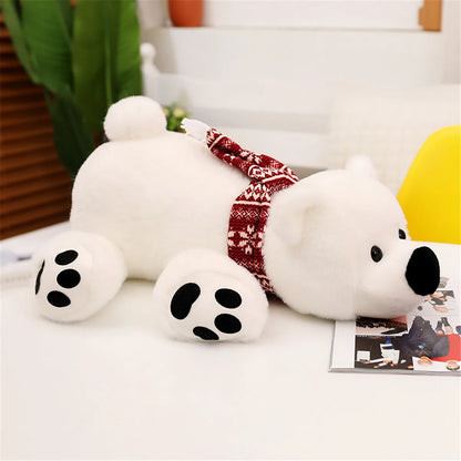 Bicho de Pelúcia de Urso Polar Realista – 28cm/43cm