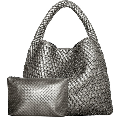Bolsa Tote Trançada Grande