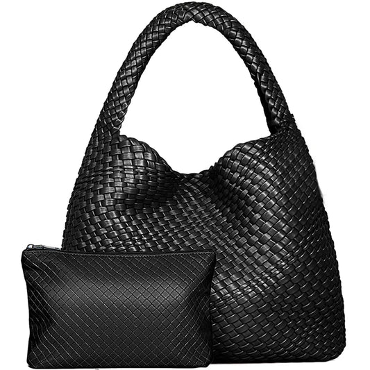 Bolsa Tote Trançada Grande