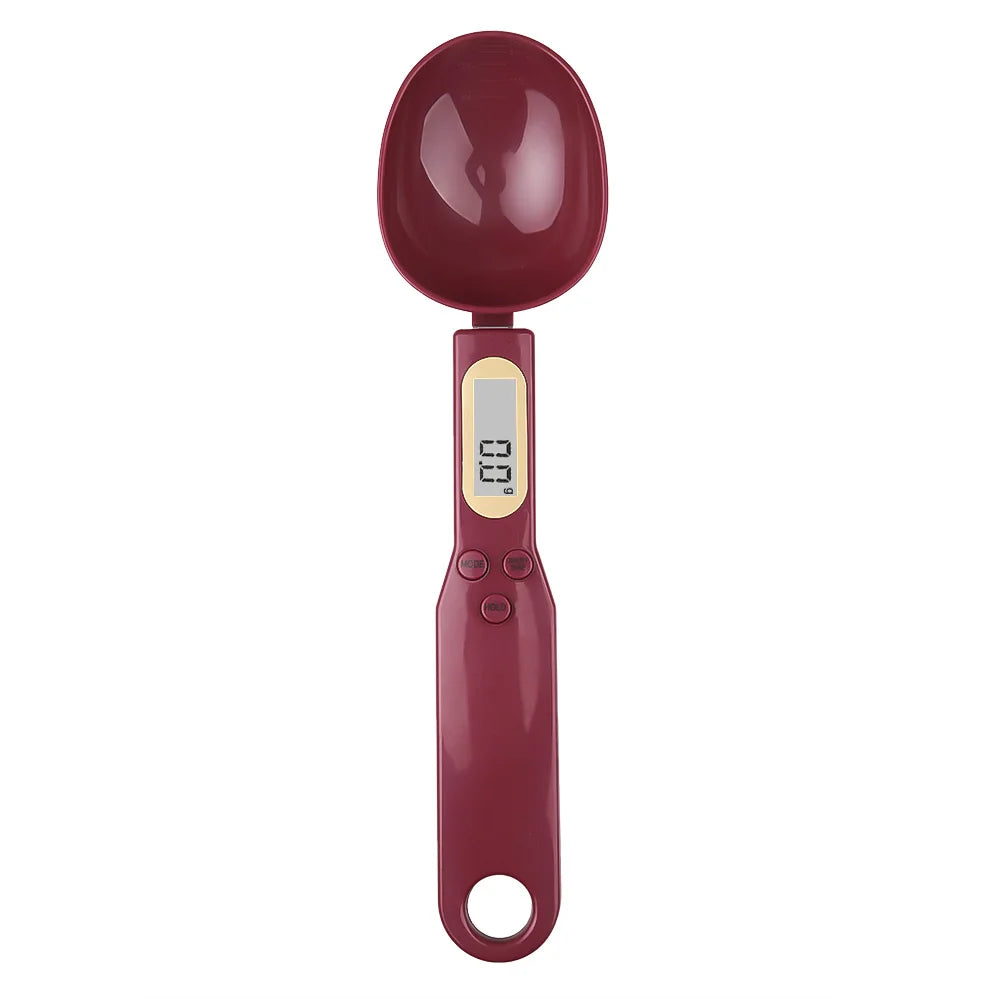 Colher Medidora Digital com Tela LCD — Balança de Cozinha 500g/0,1g