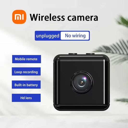 Câmera Mini 1080P Wi-Fi — Segurança Residencial Compacta