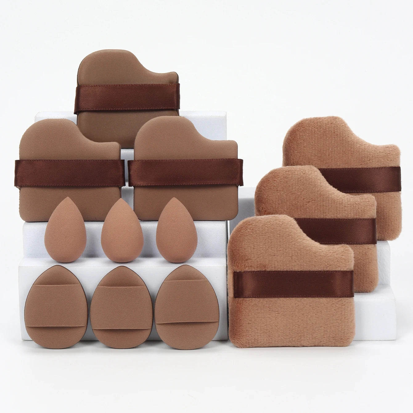 Conjunto de Esponjas Maquiagem 12 Peças