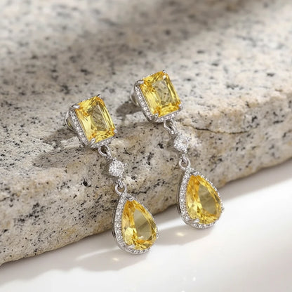 Brincos com Zircônias 