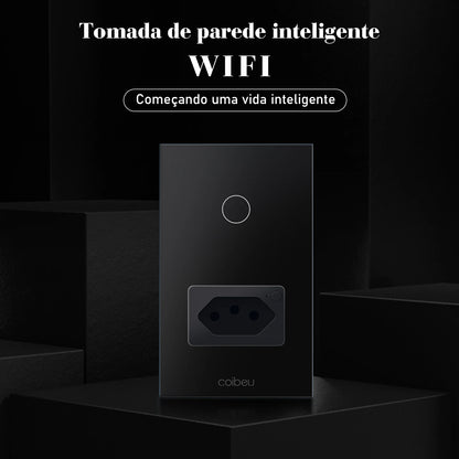 Interruptor Tomada inteligente touch wi fi com Neutro