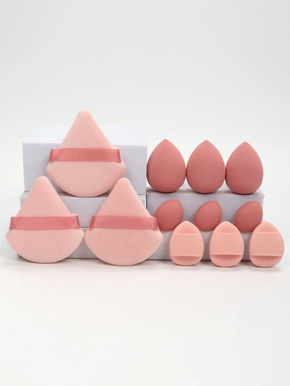 Conjunto de Esponjas Maquiagem 12 Peças