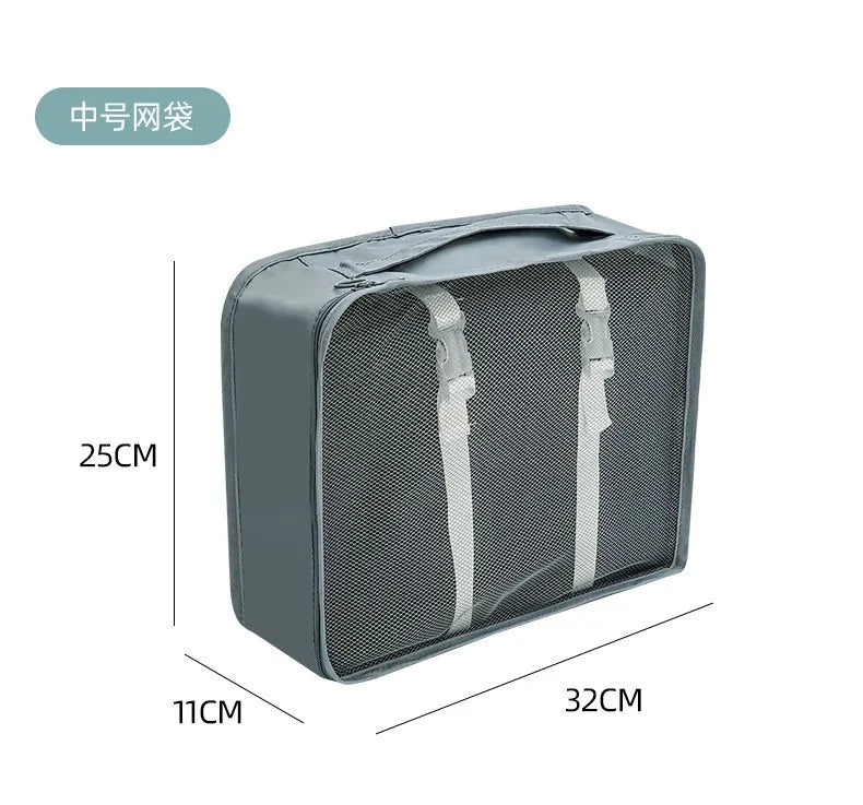Conjunto de Organizadores de Viagem – 7/8/9/10 Peças, Arrumação para Mala, Bolsas