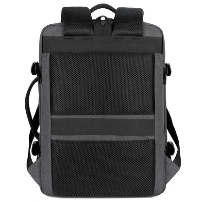 Mochila de Viagem e Trabalho – Impermeável, Expansível, com Porta USB e Compartimento para Notebook 15.6"moch