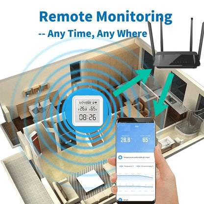 Smart Thermometer Humidity Sensor Wi-Fi