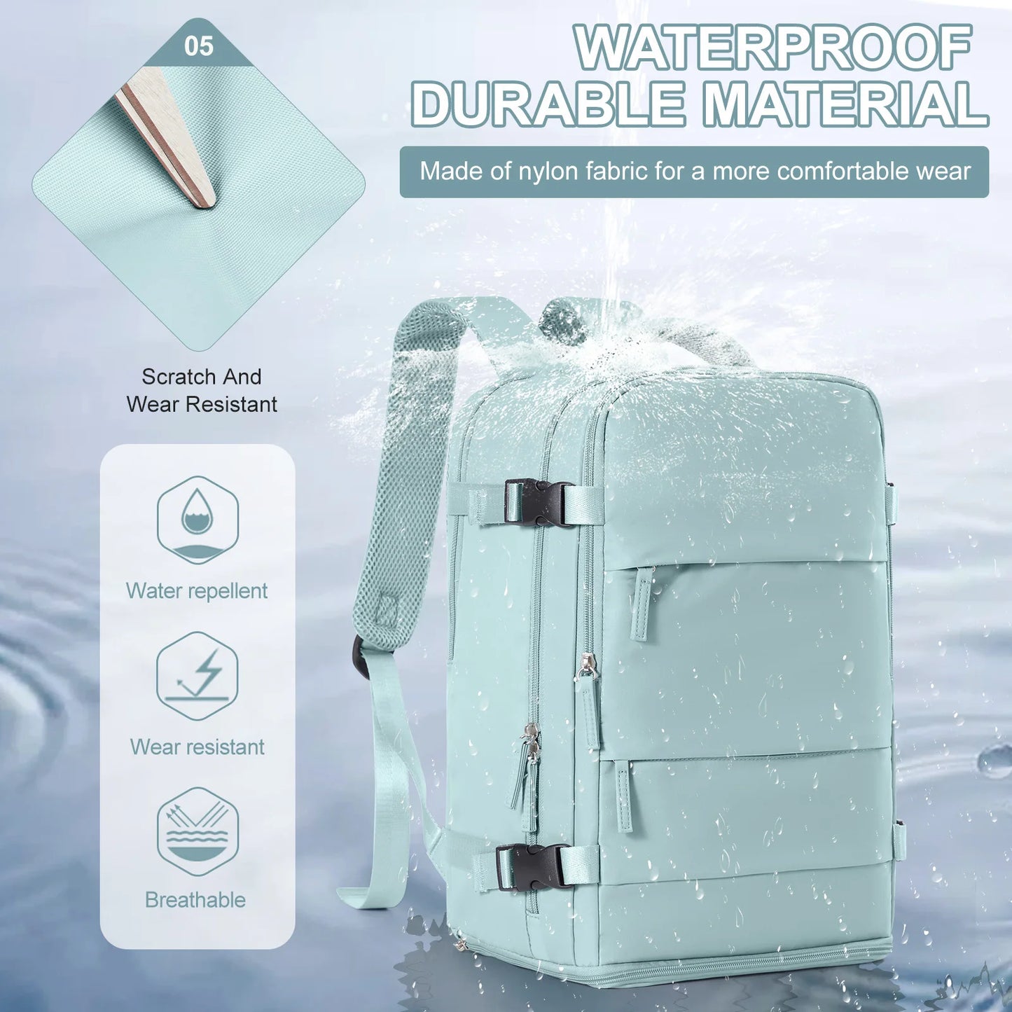 Mochila  Impermeável Compartimento para Notebook