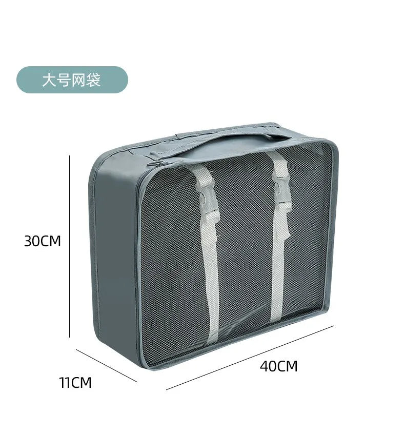 Conjunto de Organizadores de Viagem – 7/8/9/10 Peças, Arrumação para Mala, Bolsas